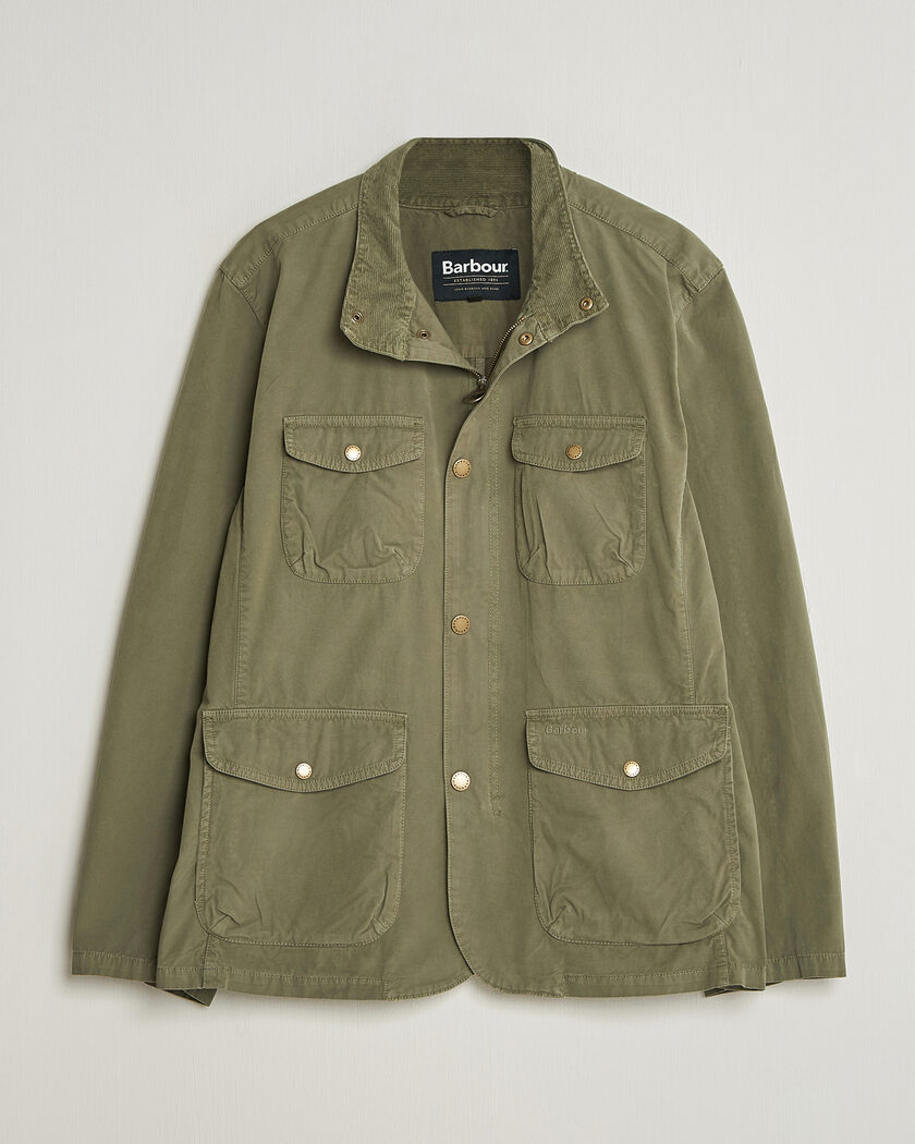 Barbour Lifestyle Ogston Casual Jacket Dusty Olive – Grön