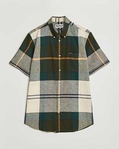 Barbour Lifestyle Douglas Short Sleeve Tailored Shirt Ancient Tartan – Grön