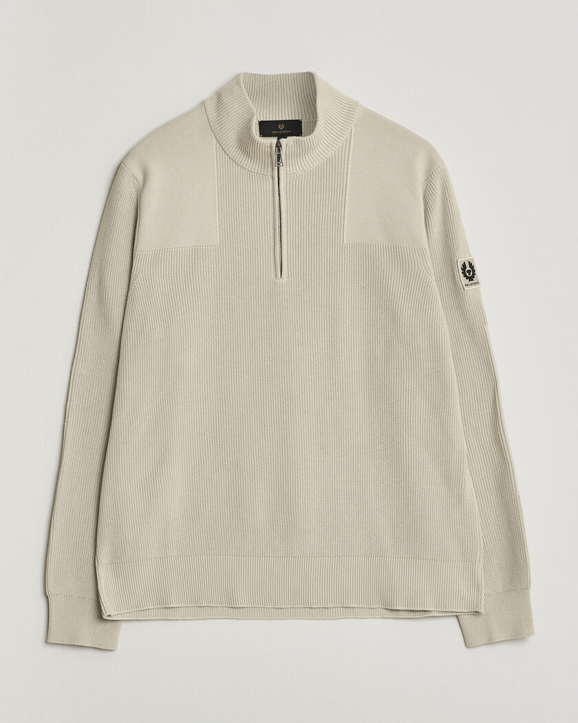 Belstaff Commander Half Zip Silver Birch – Blå