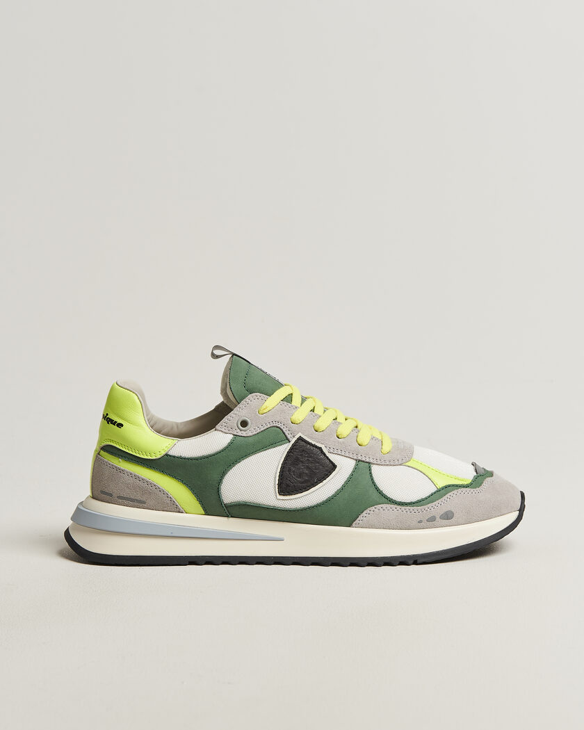 Philippe Model Olympique Running Sneaker White/Green – Grön