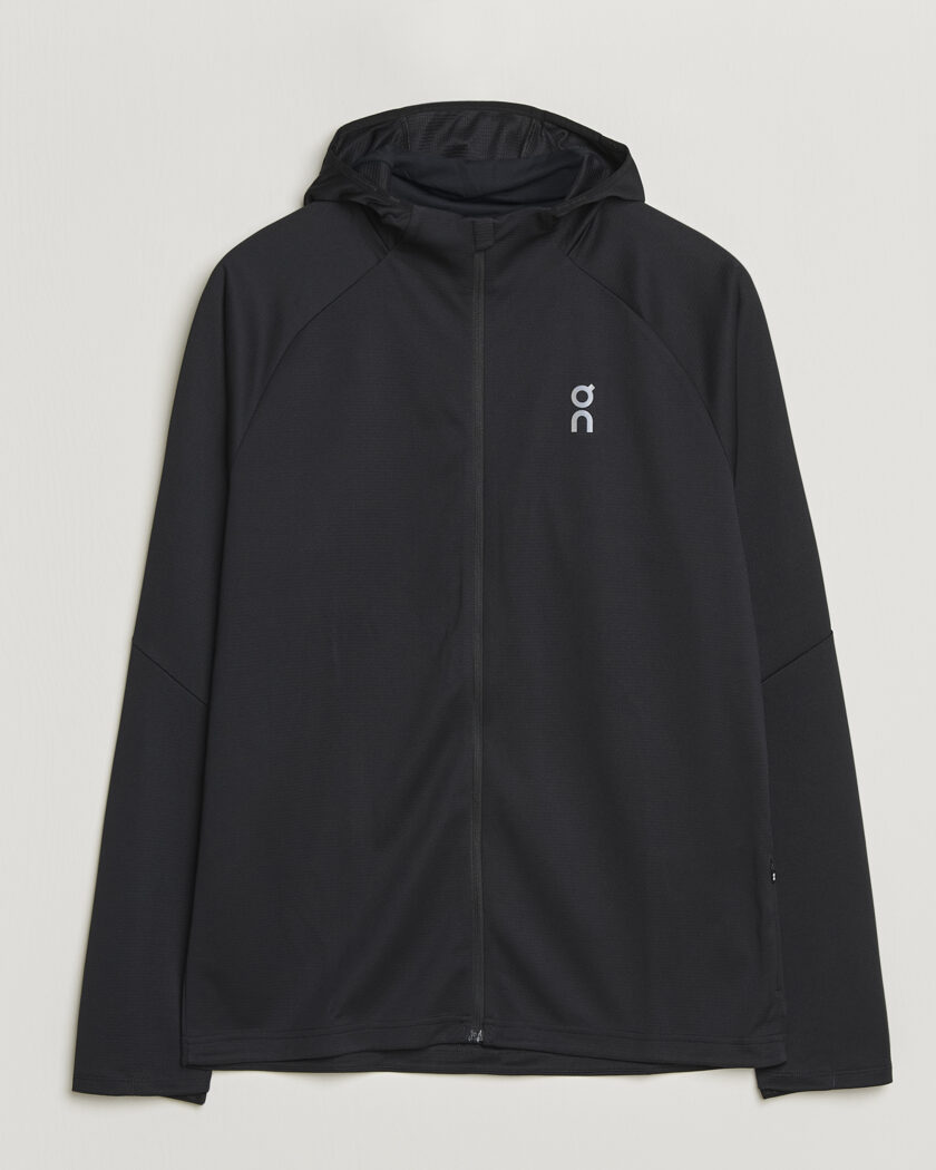 On Climate Zip Hoodie Black – Svart