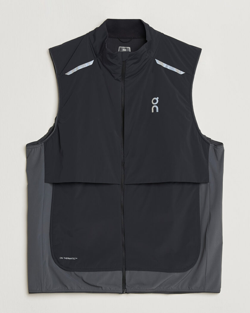 On Weather Vest Black/Eclipse – Svart