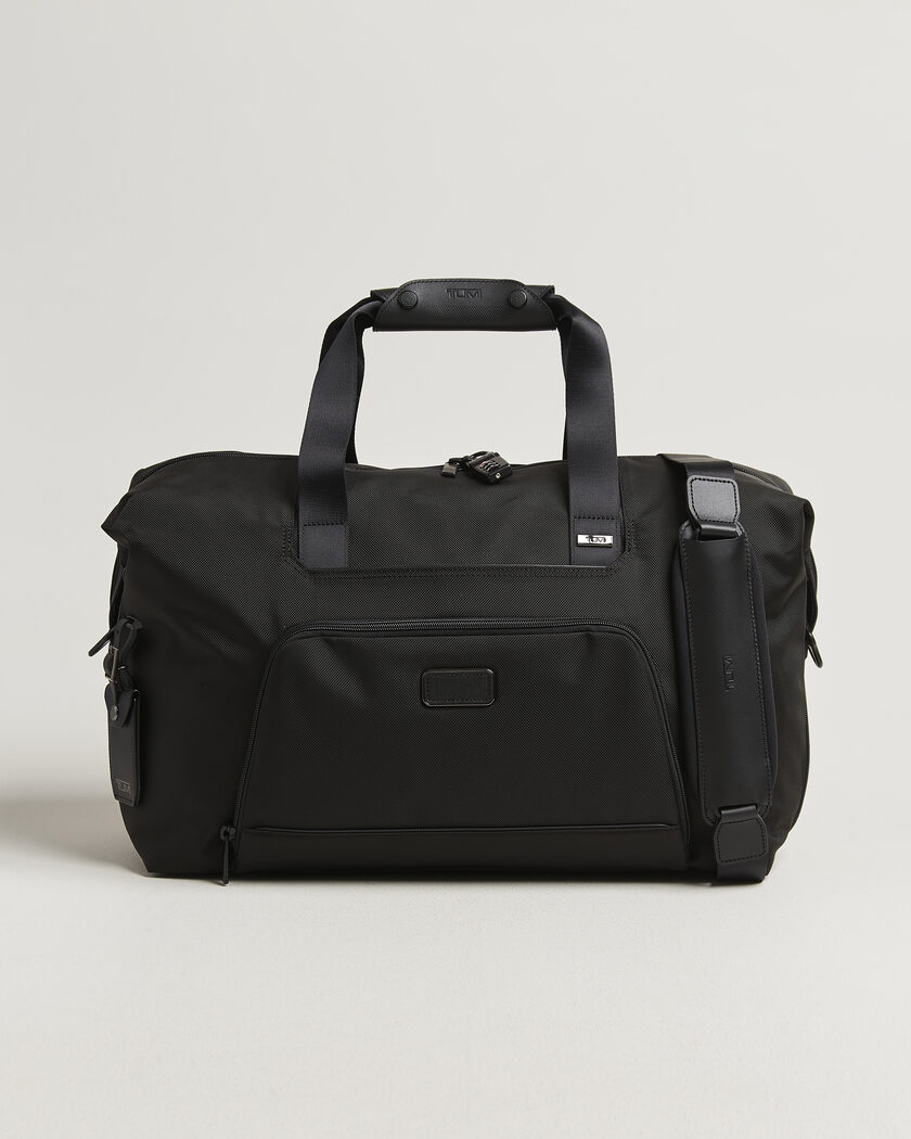 TUMI Alpha 4 Double Expansion Duffle Bag Black – Svart