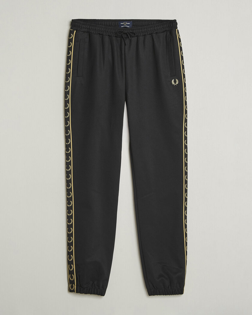 Fred Perry Taped Track Pants Black – Svart