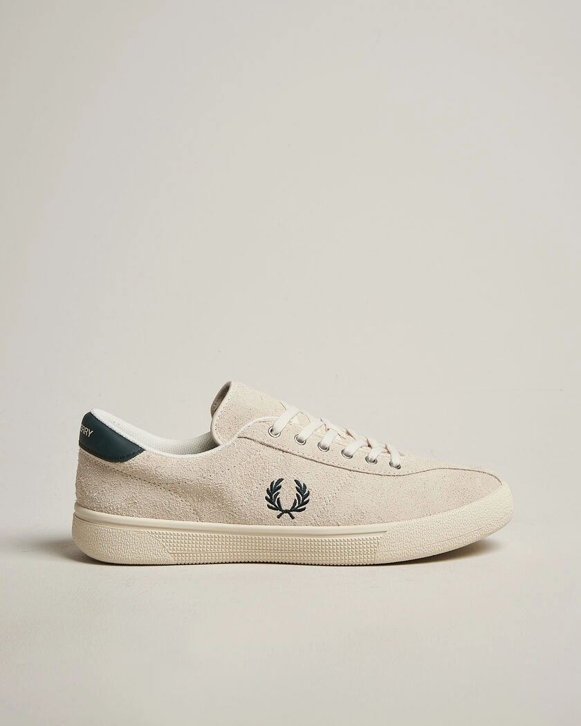Fred Perry Tennis Suede Sneaker Ecru – Vit