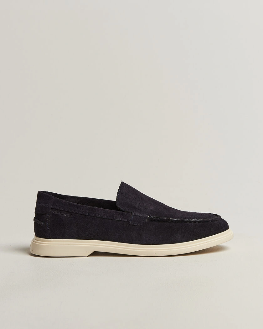 GANT Boery Suede Loafer Marine – Blå