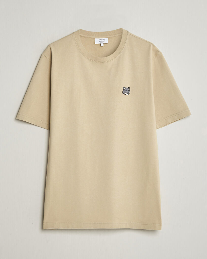 Maison Kitsuné Bold Fox Head T-Shirt Tea Leaf – Grön