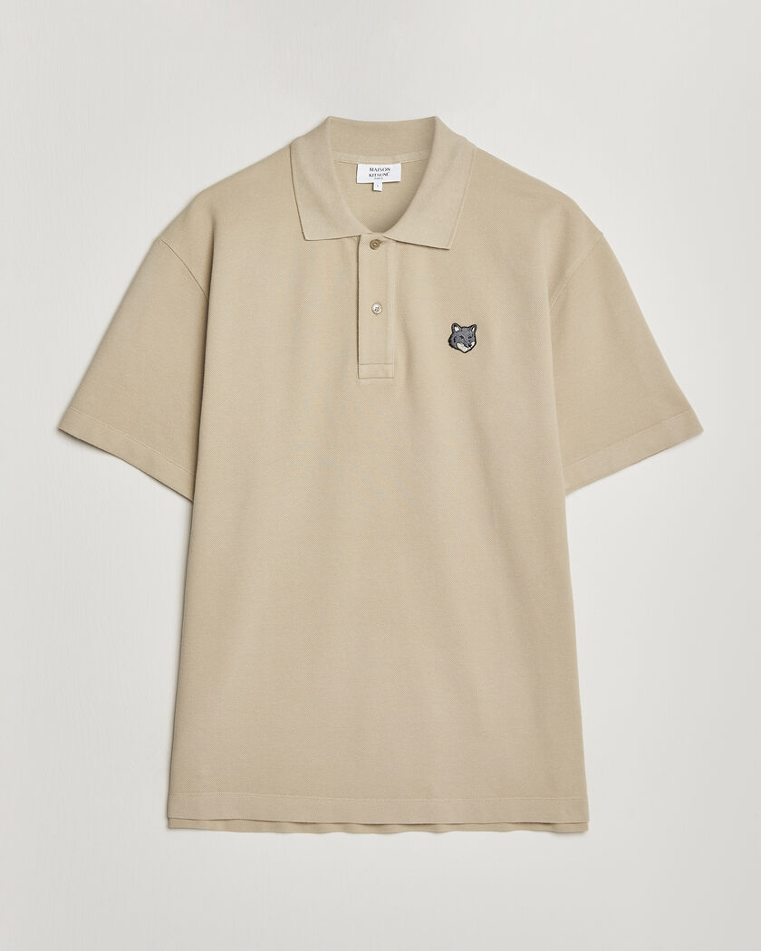 Maison Kitsuné Bold Fox Head Polo Tea Leaf – Grön