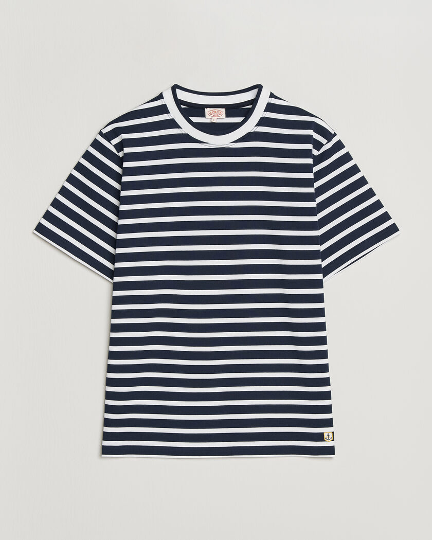 Armor-lux Heritage Callac Stripe T-Shirt Marine/Blanc – Flerfärgad