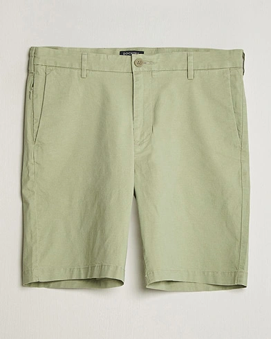 Dockers Slim Cotton/Linen Shorts Tea – Grön