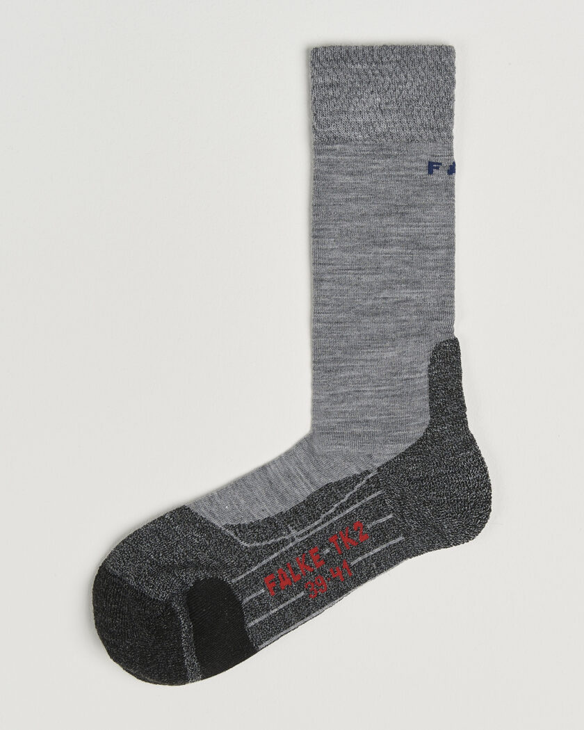 Falke Sport TK2 Explore Melange Trekking Socks Grey Mel – Grå
