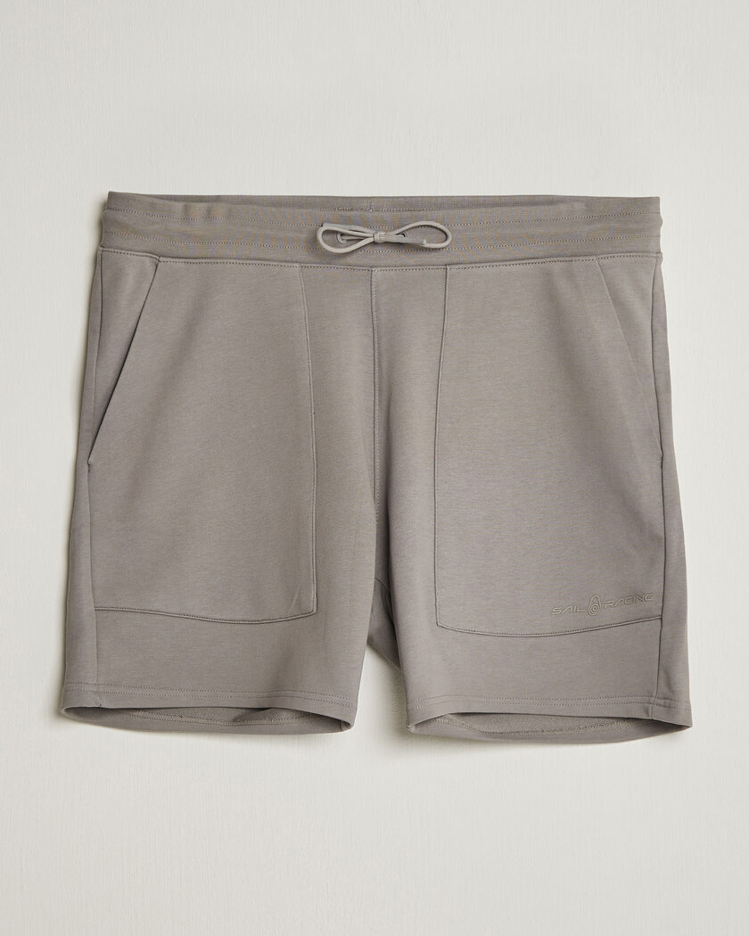 Sail Racing Bowman Monochrome Sweatshorts Oyster – Grå