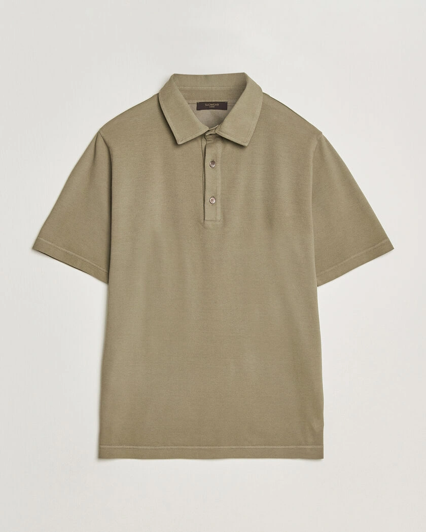 Zanone Soft Cotton Piquet Polo Taupe – Beige