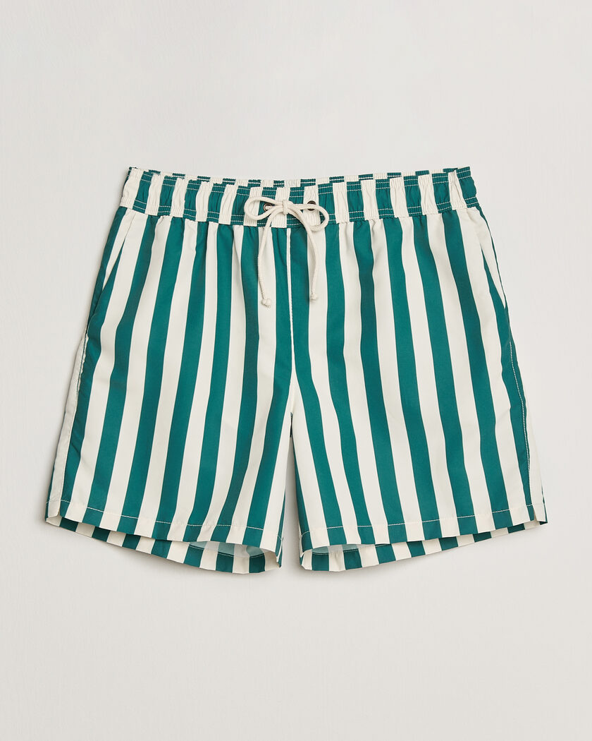 Ripa Ripa Paraggi Striped Swimshorts Green – Grön