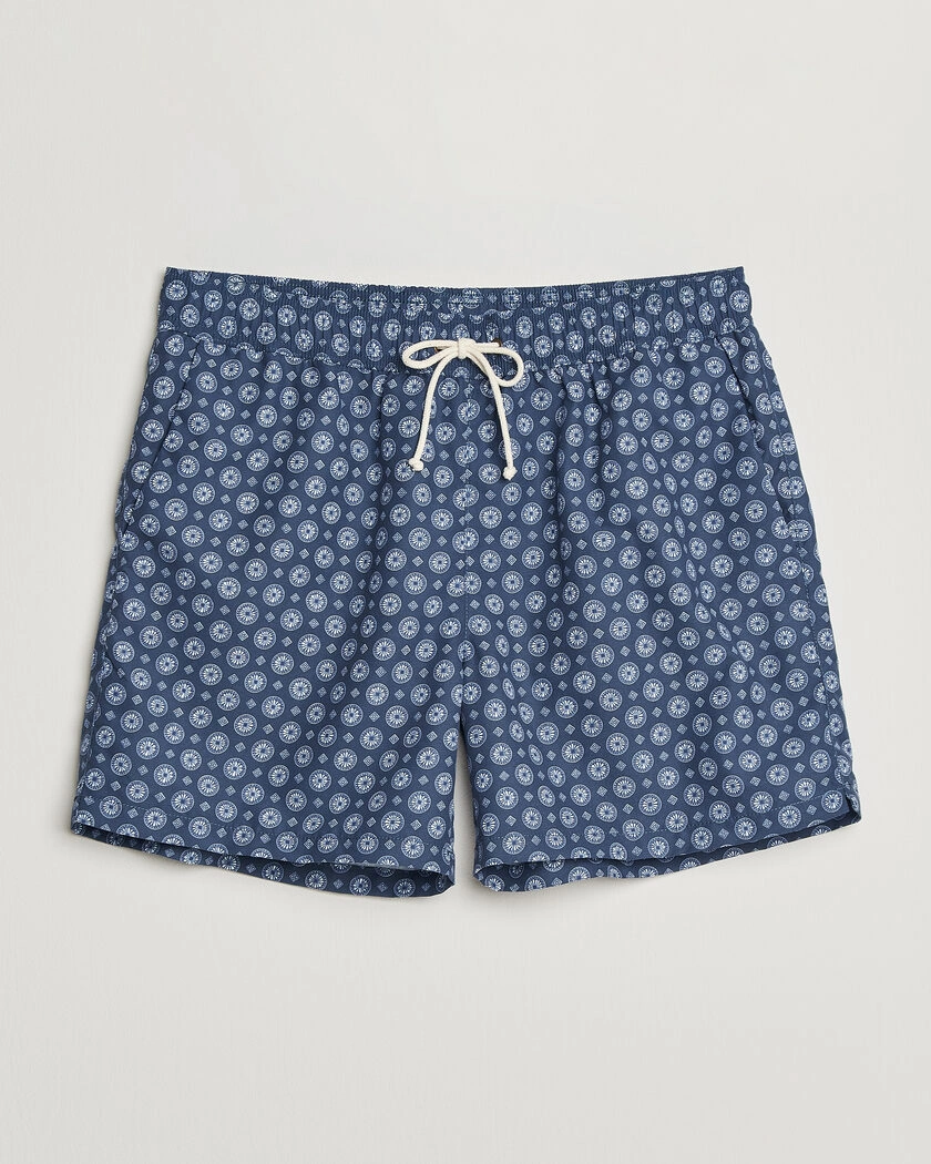 Ripa Ripa Printed Swimshorts Dark Blue – Blå
