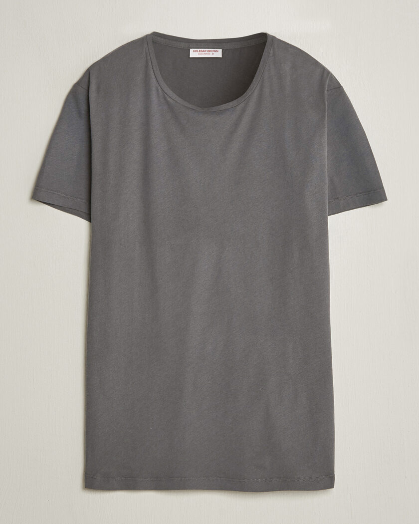 Orlebar Brown OB Crew T-Shirt Elephant Grey – Grå