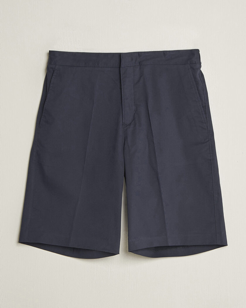 Orlebar Brown Laurent Cotton Shorts Night Iris – Blå