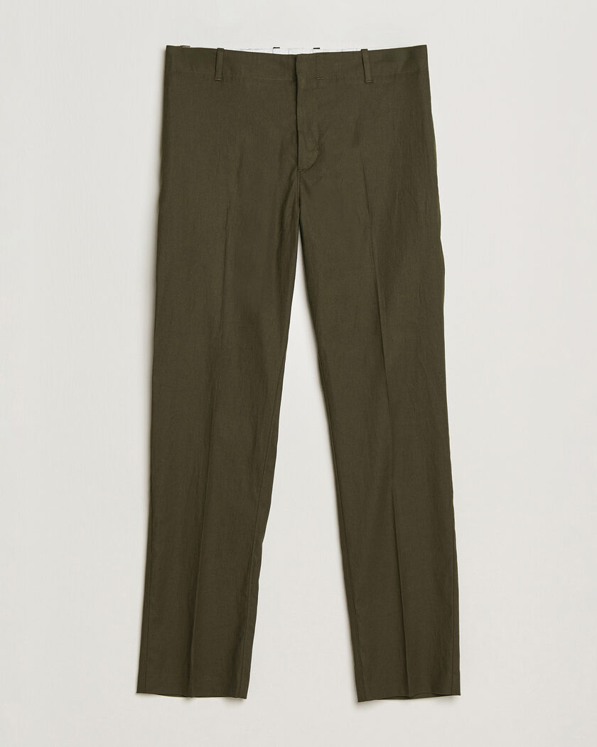 Orlebar Brown Ray Linen Pants Bayleaf Green – Grön