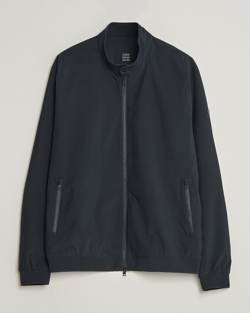  Scandinavian Edition Plain II Waterproof Jacket Midnight Blue – Blå