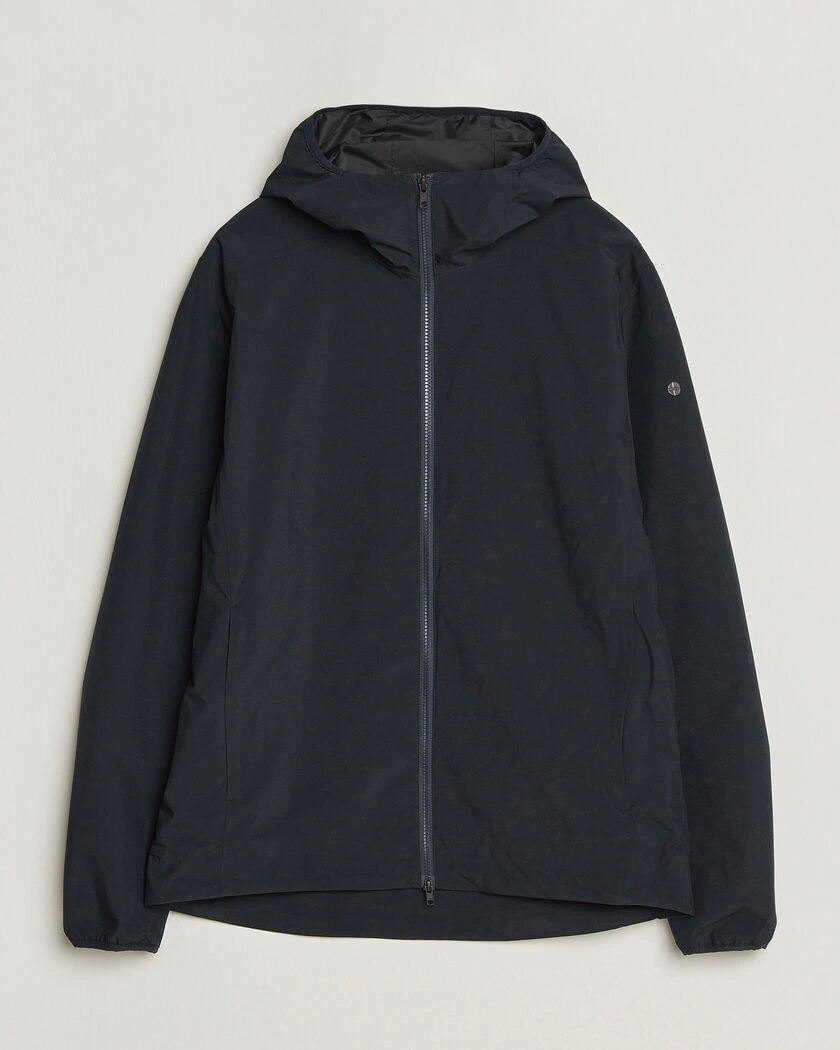  Scandinavian Edition Hood II Waterproof Jacket Midnight Blue – Blå