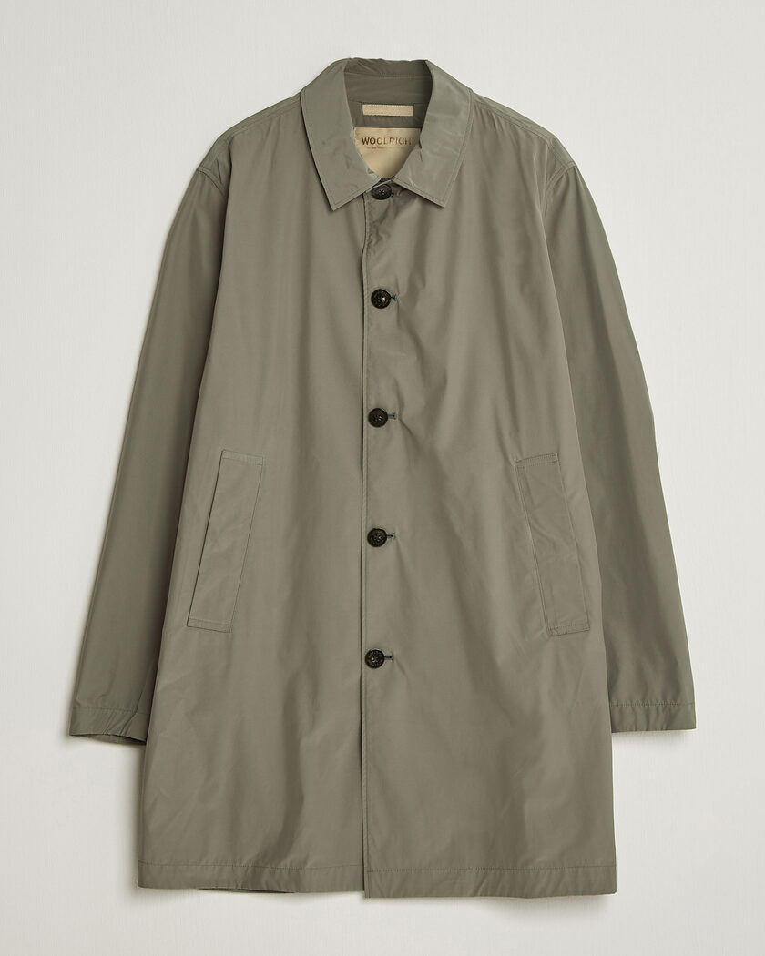Woolrich Urban Nylon Water Repelent Carcoat Smokey Olive – Grön