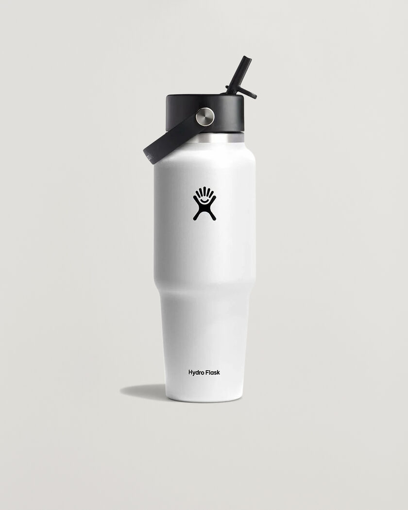 Hydro Flask Travel Bottle Flex Straw Cap 32oz White – Vit