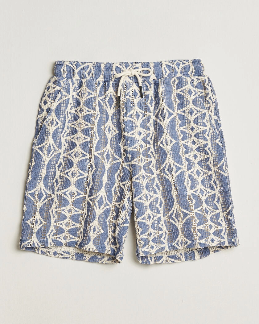 OAS Nicola Cotton Net Shorts Arko – blå