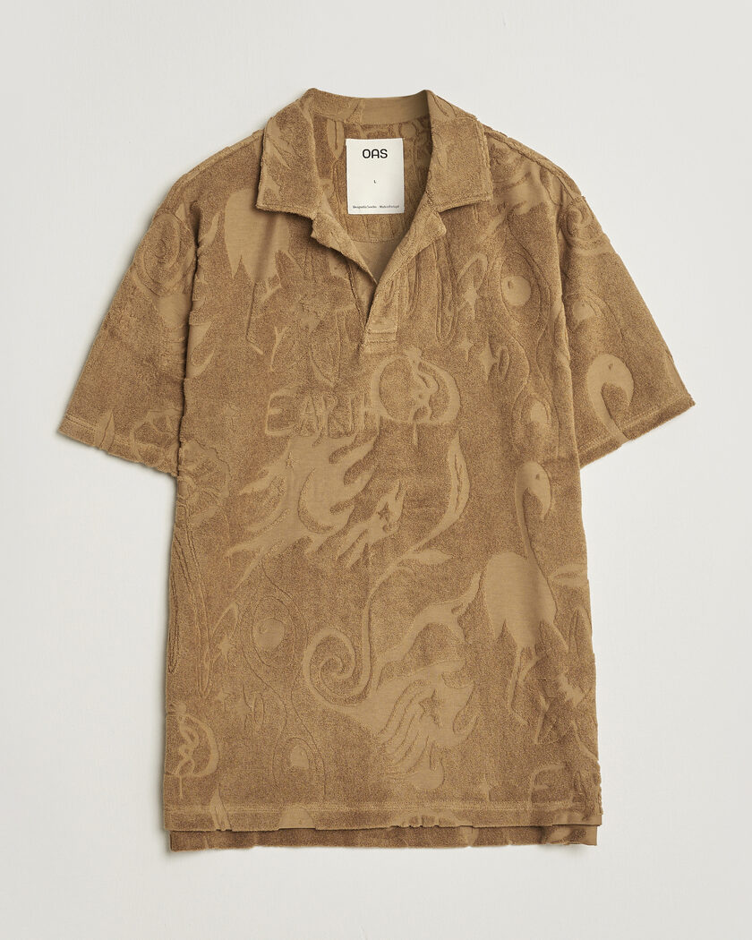 OAS Terry Polo Shirt Wendelo – brun