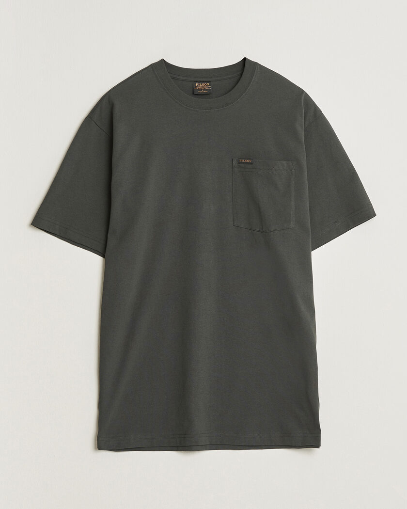 Filson Pocket T-Shirt Faded Black – Svart