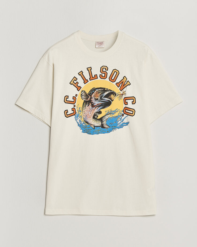  Filson Dry Fly Graphic T-Shirt Basswood – Vit
