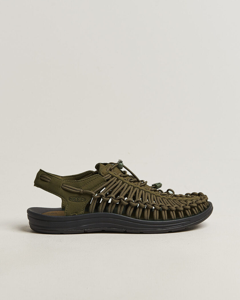 KEEN Uneek Sneaker Sandal Dark Olive – Grön