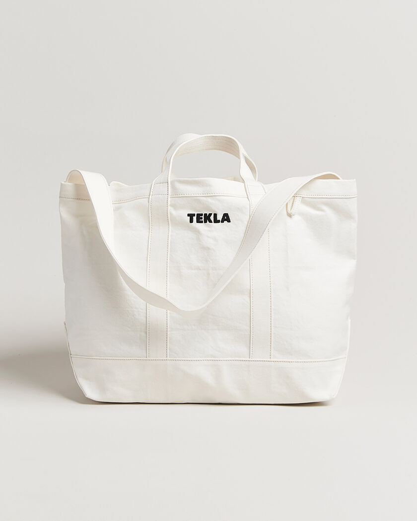 Tekla Beach Bag Ivory – Vit
