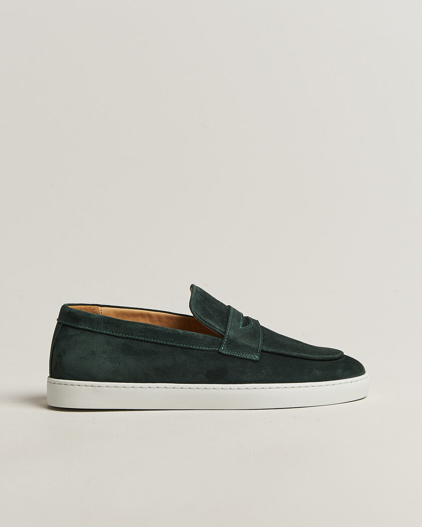Fliteless Suede Penny Sneaker Green – Grön