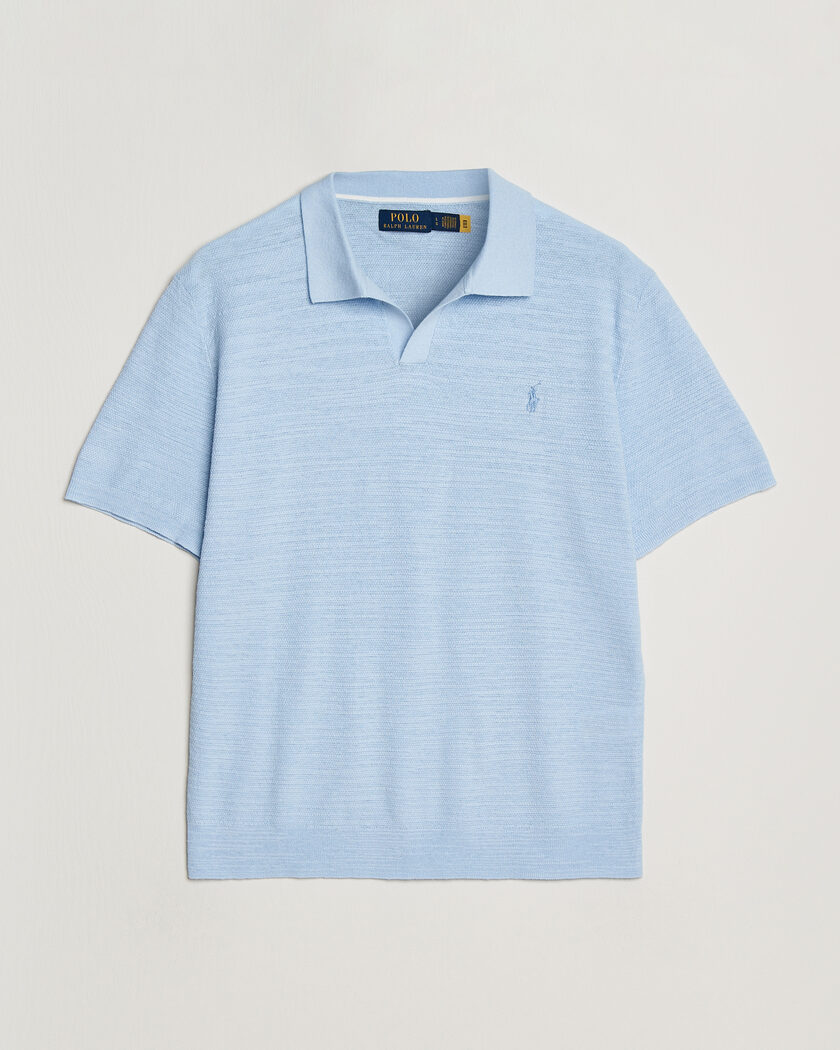Polo Ralph Lauren Cotton Blend Polo Office Blue – Blå