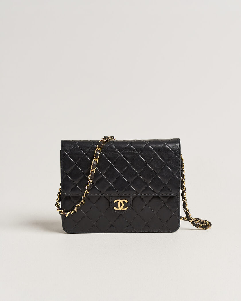 Chanel Pre-Owned Single Flap Bag Black – Svart