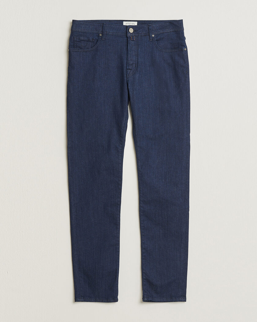 Jacob Cohën Bard Slim Fit Super Stretch Jeans Rinse Wash – Blå