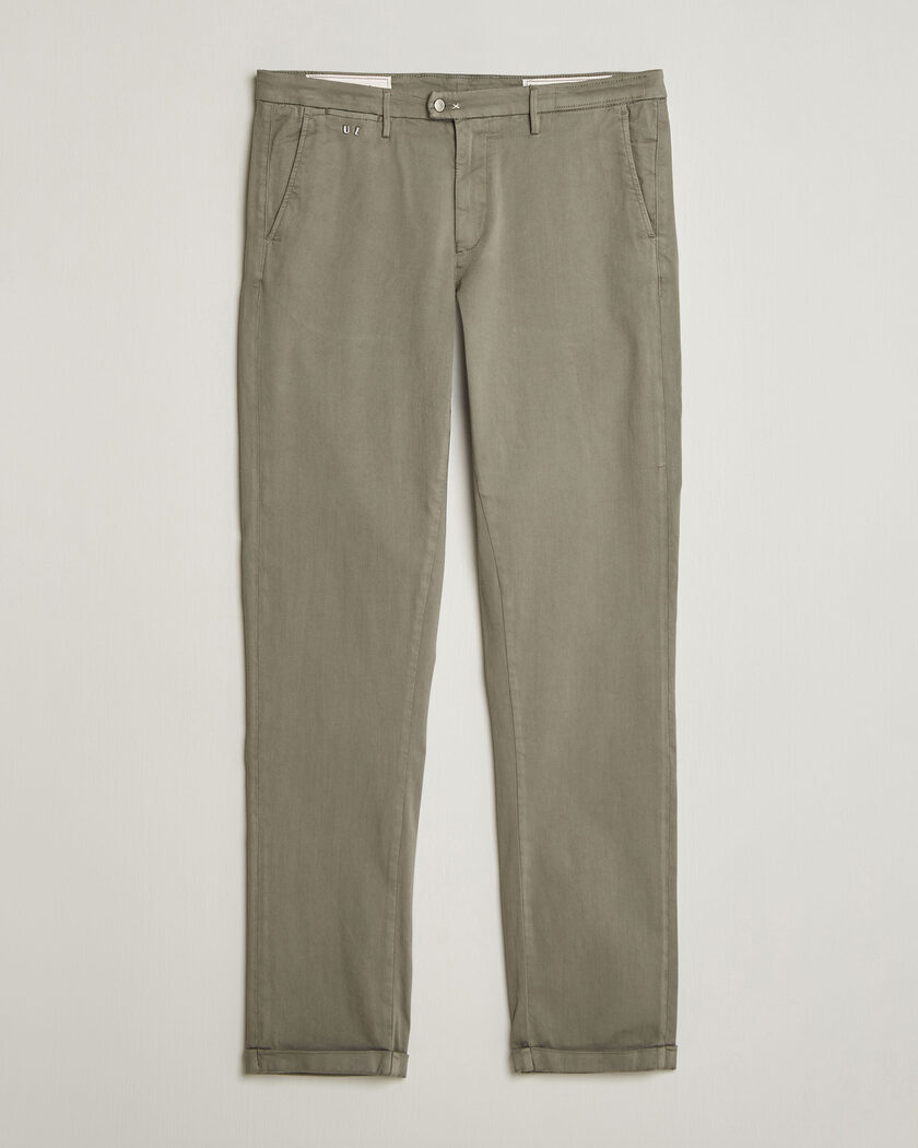 Tramarossa Luis Superstrech Cotton Chino Aloe – Grön