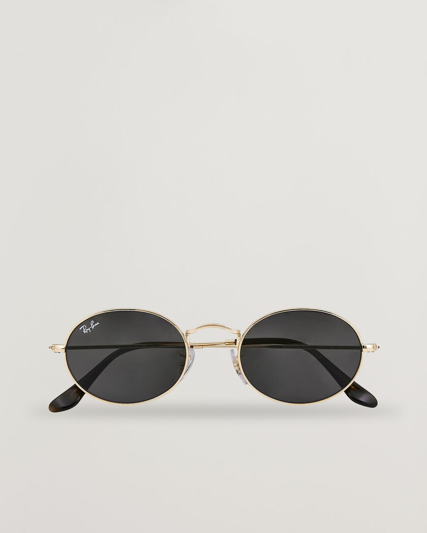 Ray-Ban Oval Sunglasses Arista – Guld