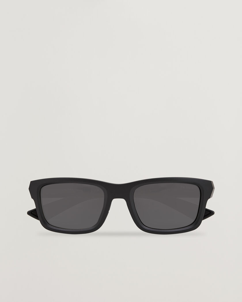 Prada Linea Rossa 0PS B10S Sunglasses Matte Black – Svart