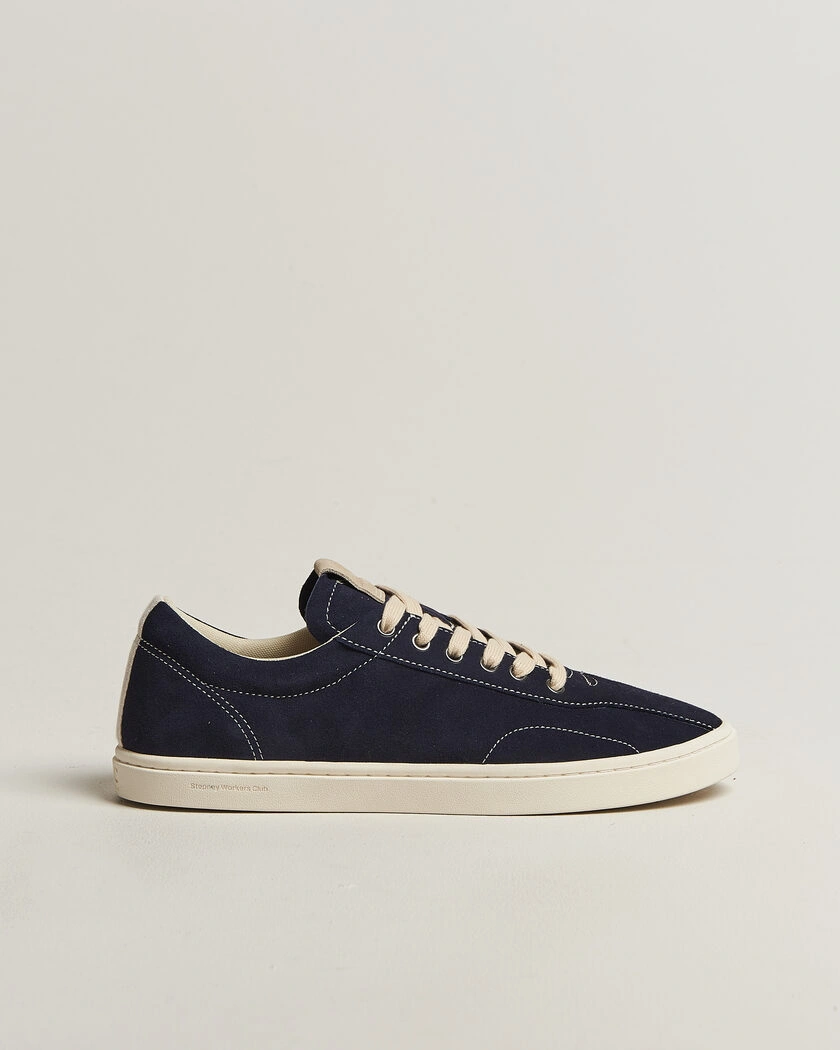 Stepney Workers Club Surma Suede Sneaker Navy – Blå