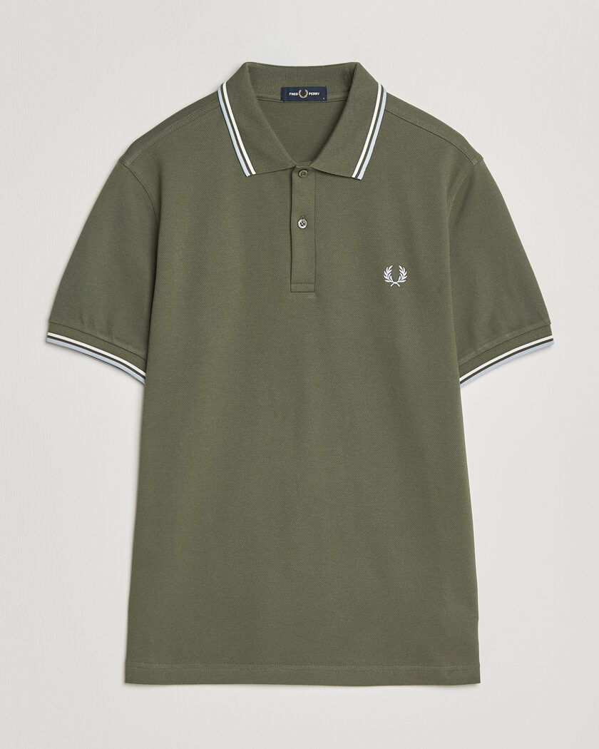 Fred Perry Twin Tipped Polo Shirt Laurel Wreath Green – Grön