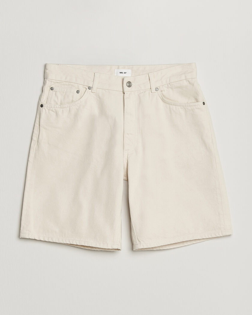 NN07 Otis Denim Shorts Ecru – Vit