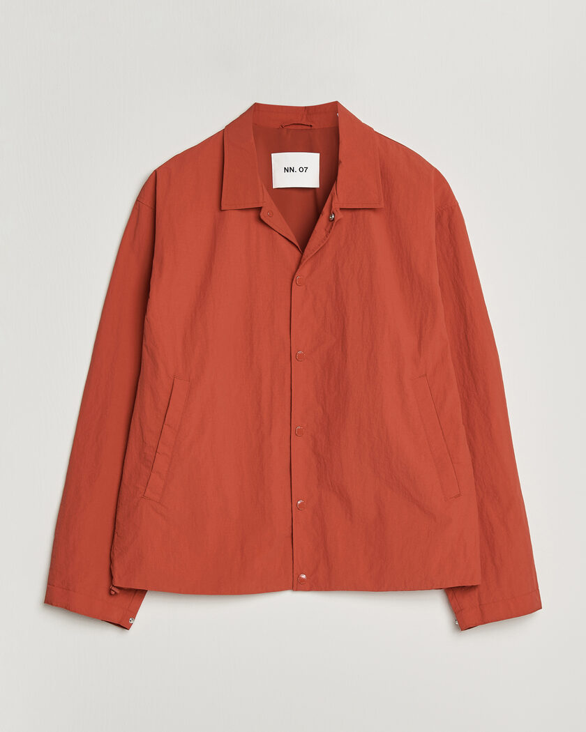 NN07 Frenton Coach Jacket Sienna Heat – Röd