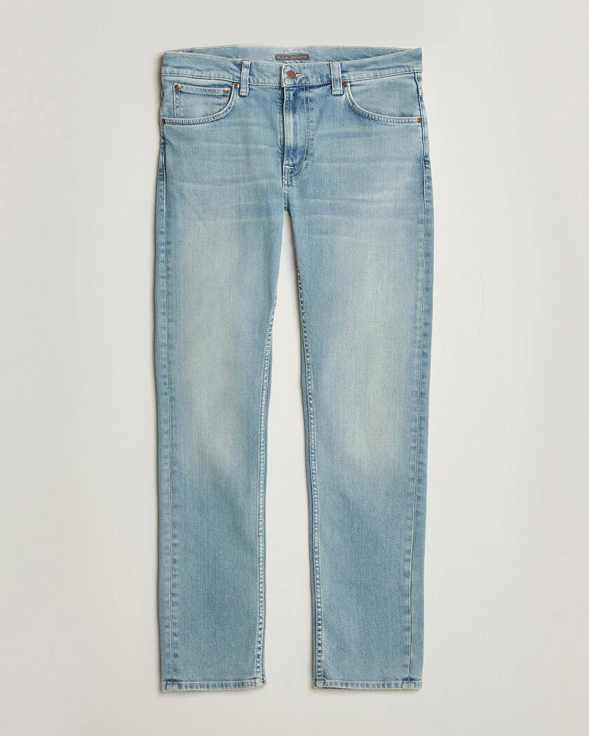 Nudie Jeans Lean Dean Jeans Shallow Sea – Blå