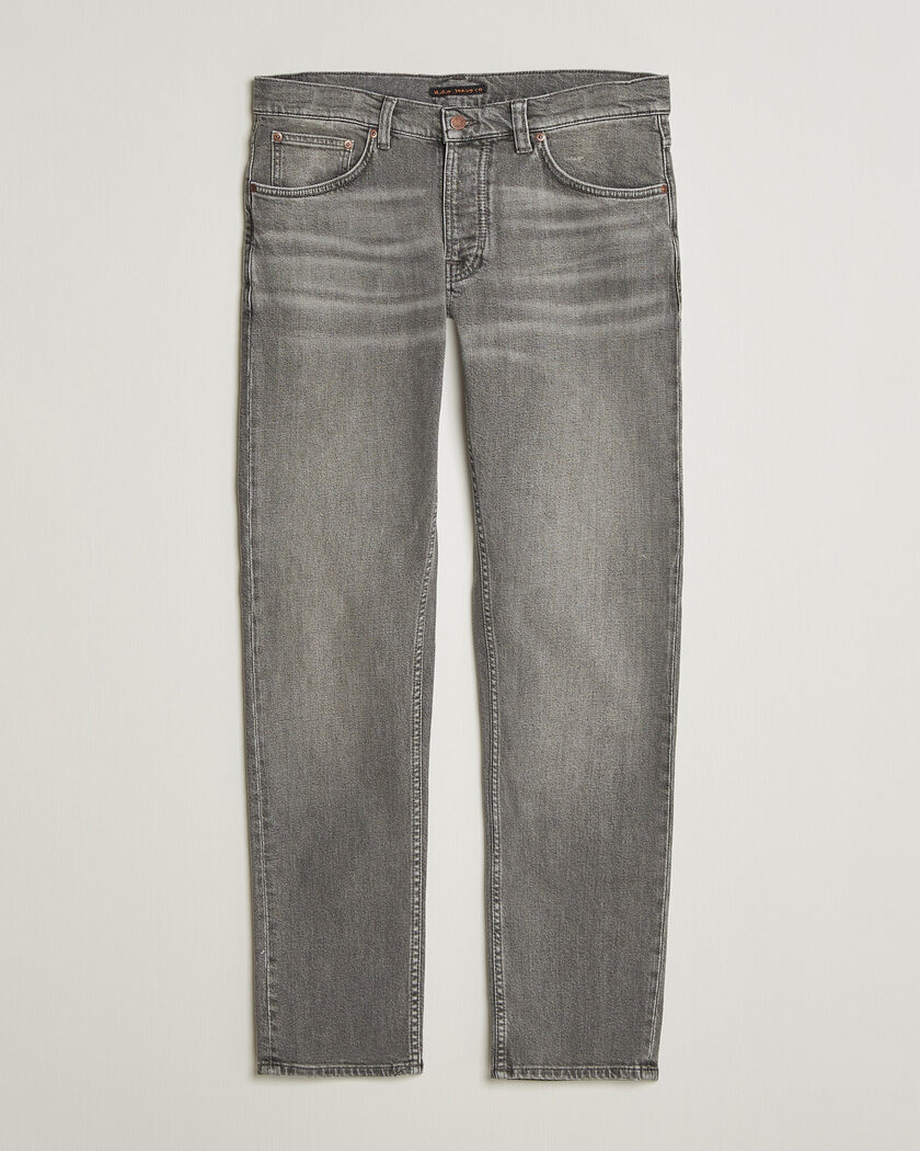 Nudie Jeans Solid Ollie Jeans Pale Ash, Herr, Tapered fit, Grå, Storlek W36L32