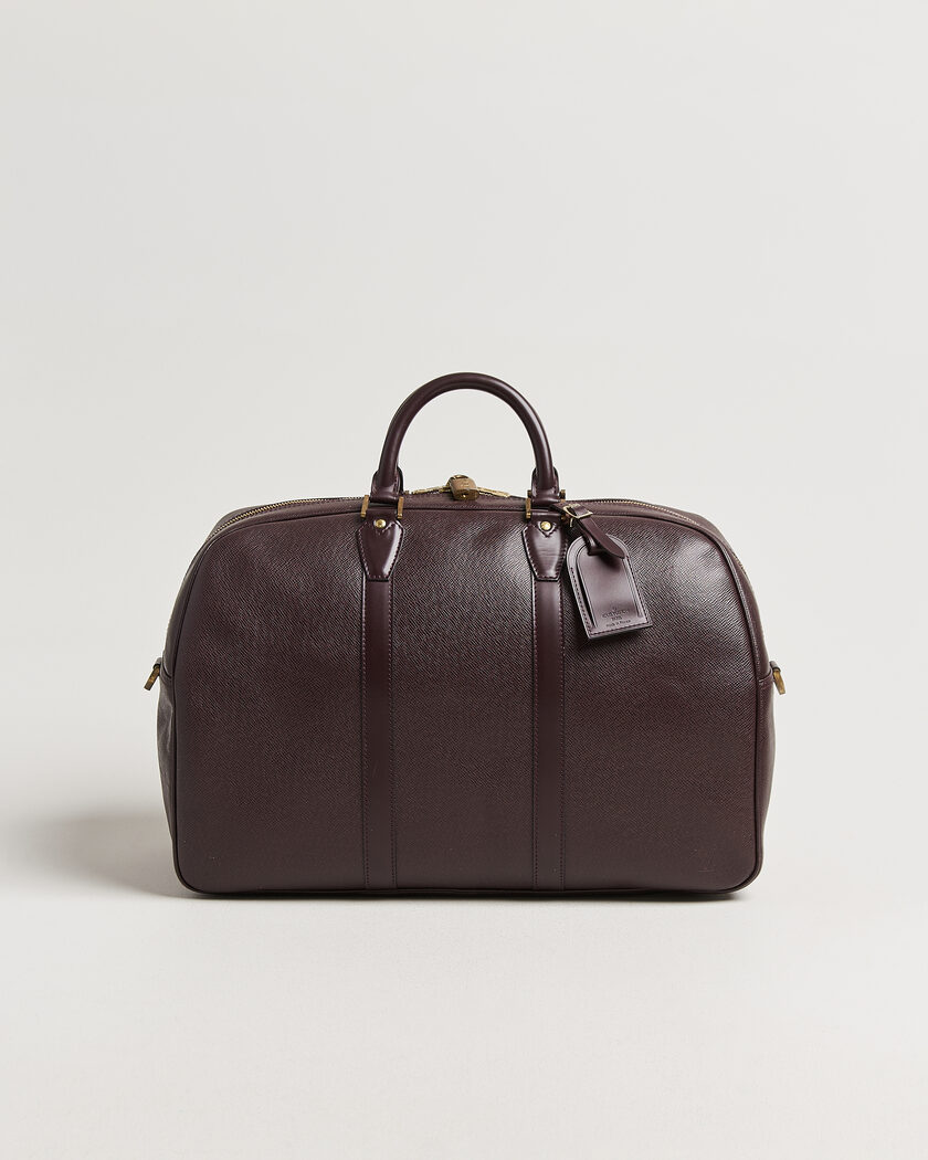 Louis Vuitton Pre-Owned Taiga Kendall Weekend Bag PM Burgundy – Röd