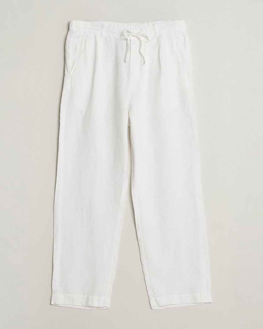 Polo Ralph Lauren Easy Fit Pleated Trousers Ceramic White – Vit