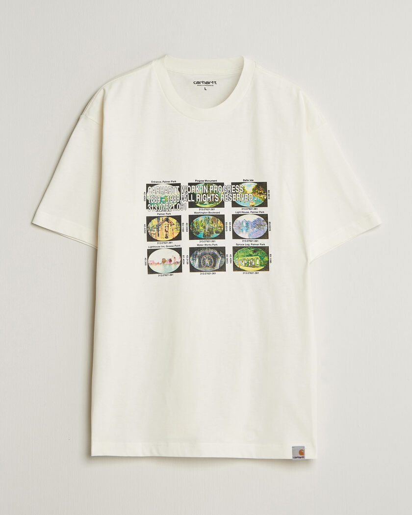  Carhartt WIP Coordinates Printed T-Shirt Wax – Vit