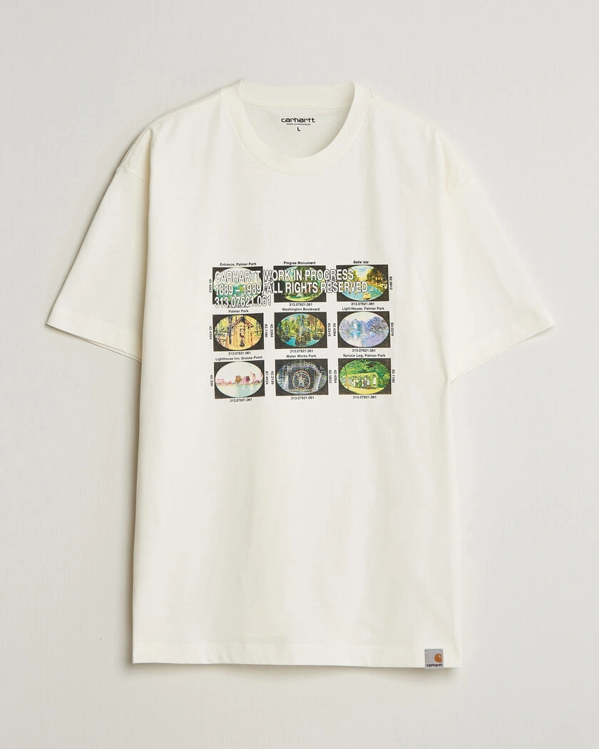 Carhartt WIP Coordinates Printed T-Shirt Wax – Vit