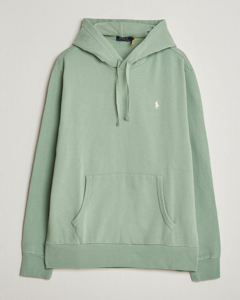 Polo Ralph Lauren Loopback Terry Hood Light Green – Grön